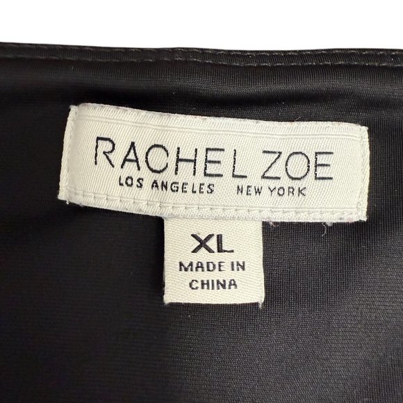 EUC Women's RACHEL ZOE Pull-On Speckled Black Pants | Size XL - Picture 3 of 7